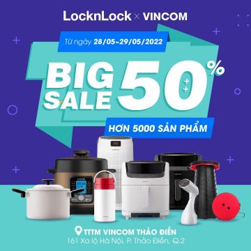 LocknLock BIG SALE VINCOM THẢO ĐIỀN 50%++
